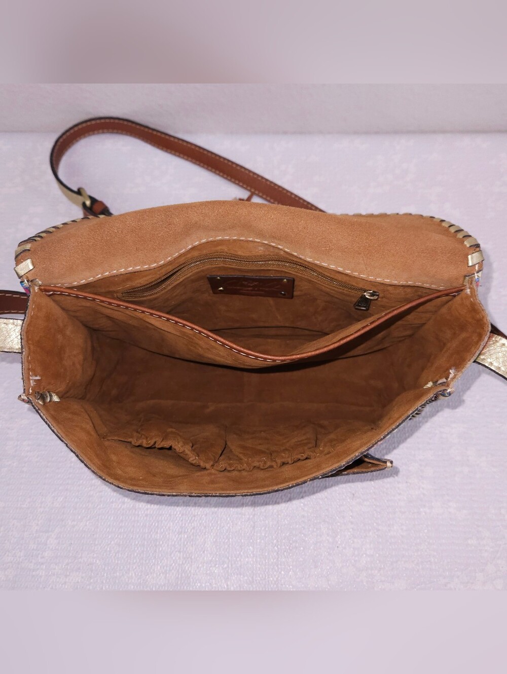 Patricia Nash Beaumont Flap Tropicana Crossbody Bag Purse - Picture 9 of 12